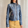 Denim Zip Jacket - Size M