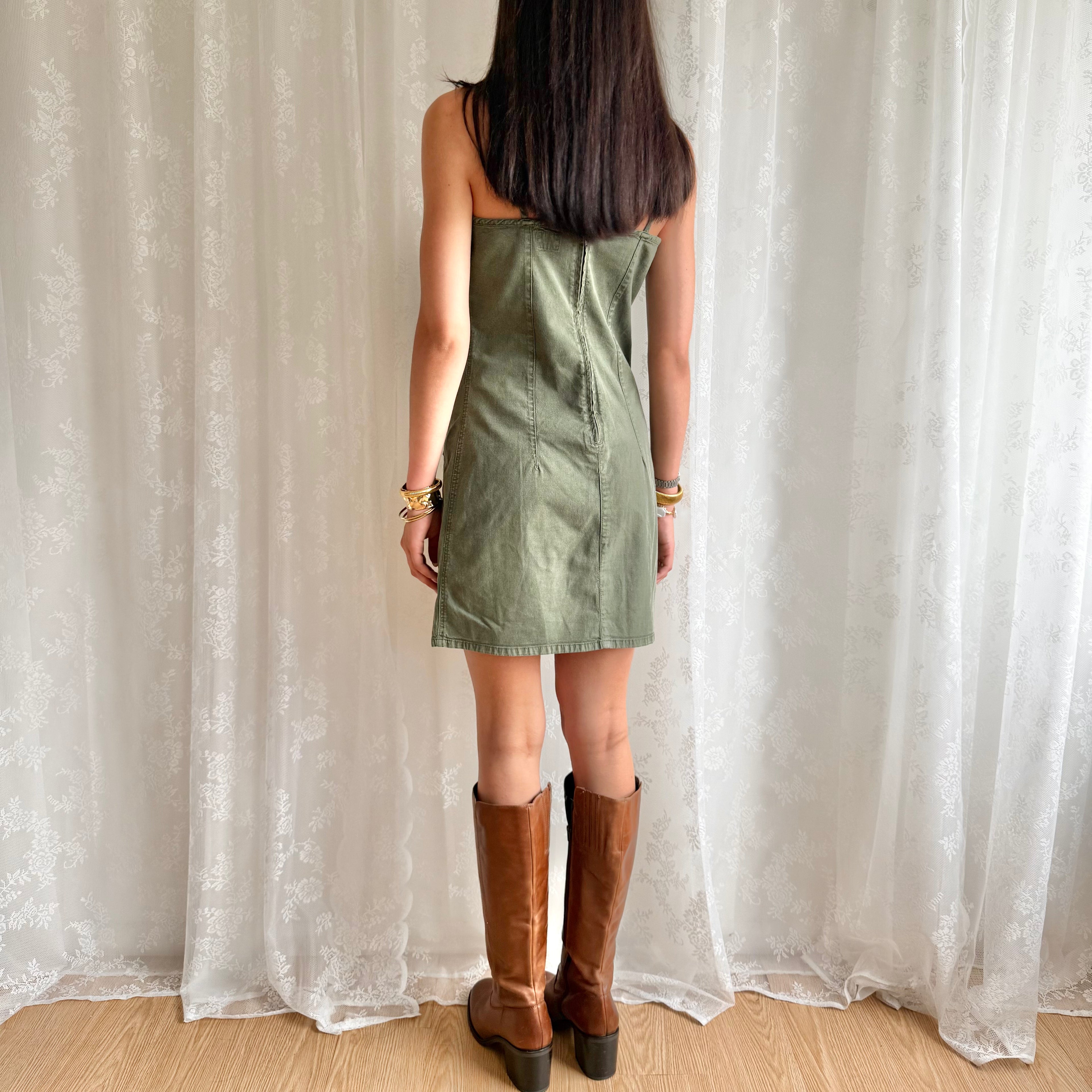 Cargo Mini Dress - Size L