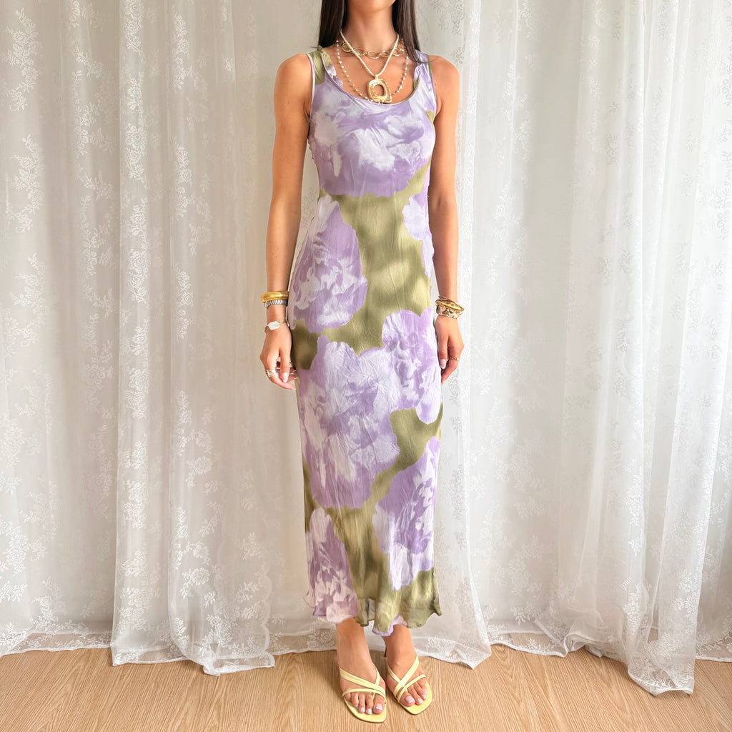 Floral Maxi Dress - Size M