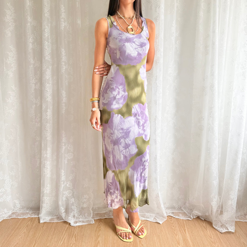 Floral Maxi Dress - Size M