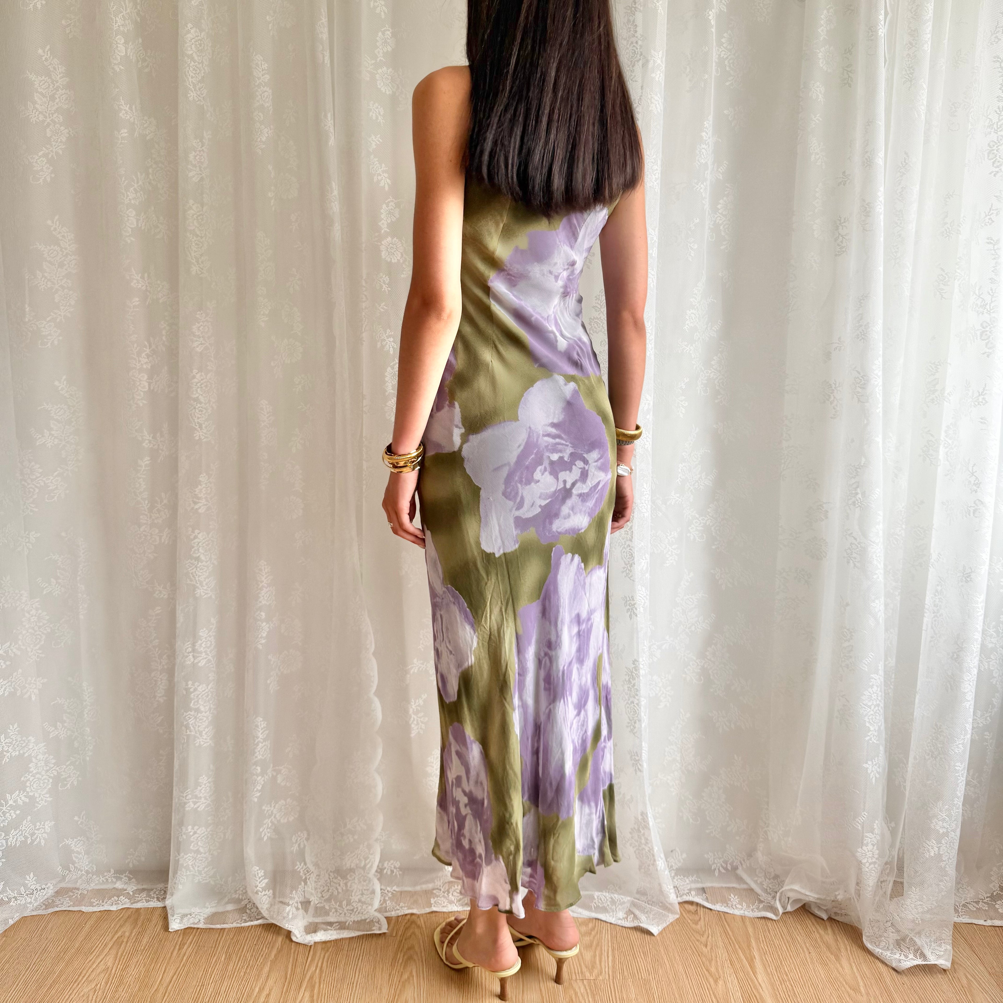 Floral Maxi Dress - Size M