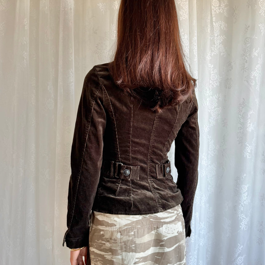 Corduroy Zip Jacket - Size S