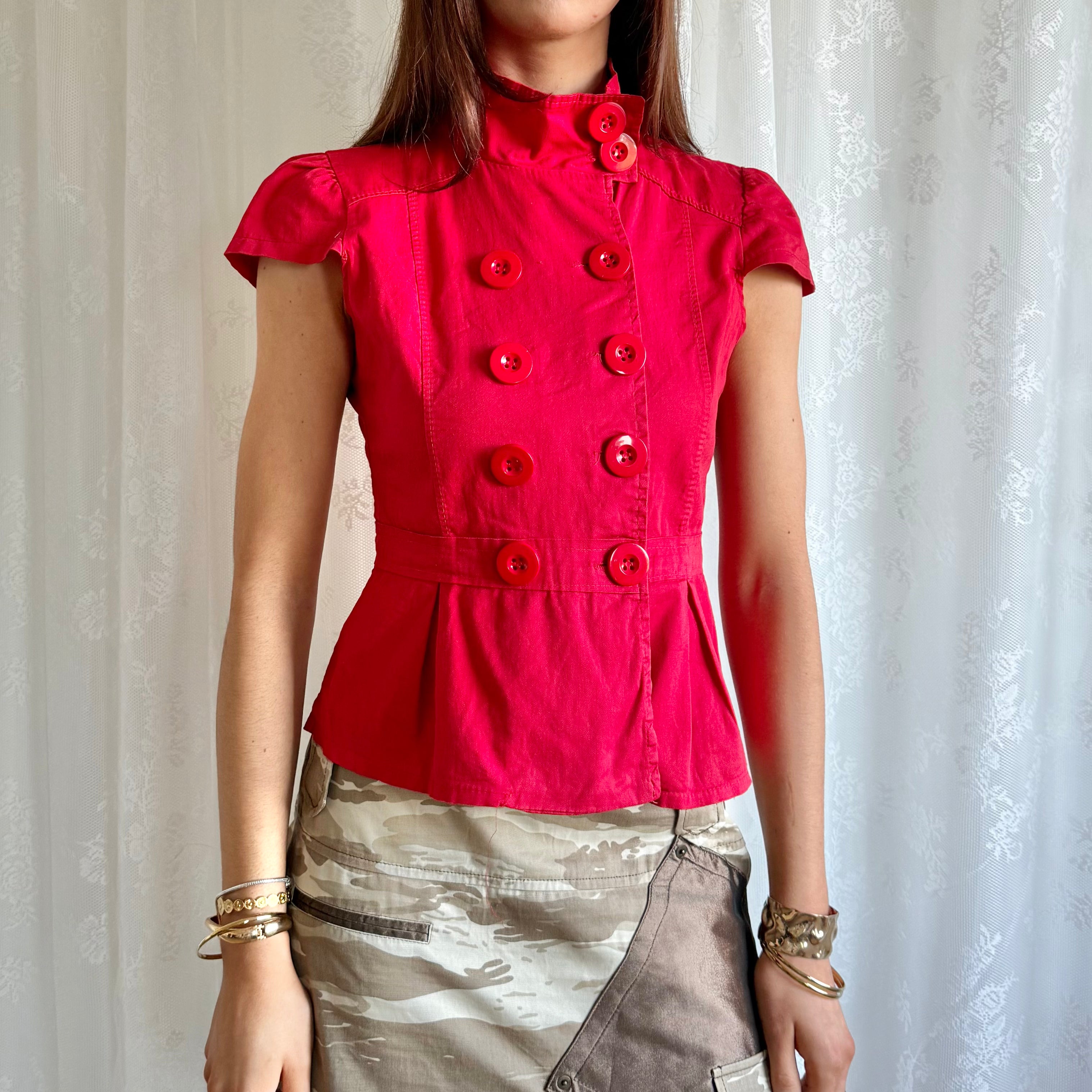 Button Peacoat Jacket - Size M