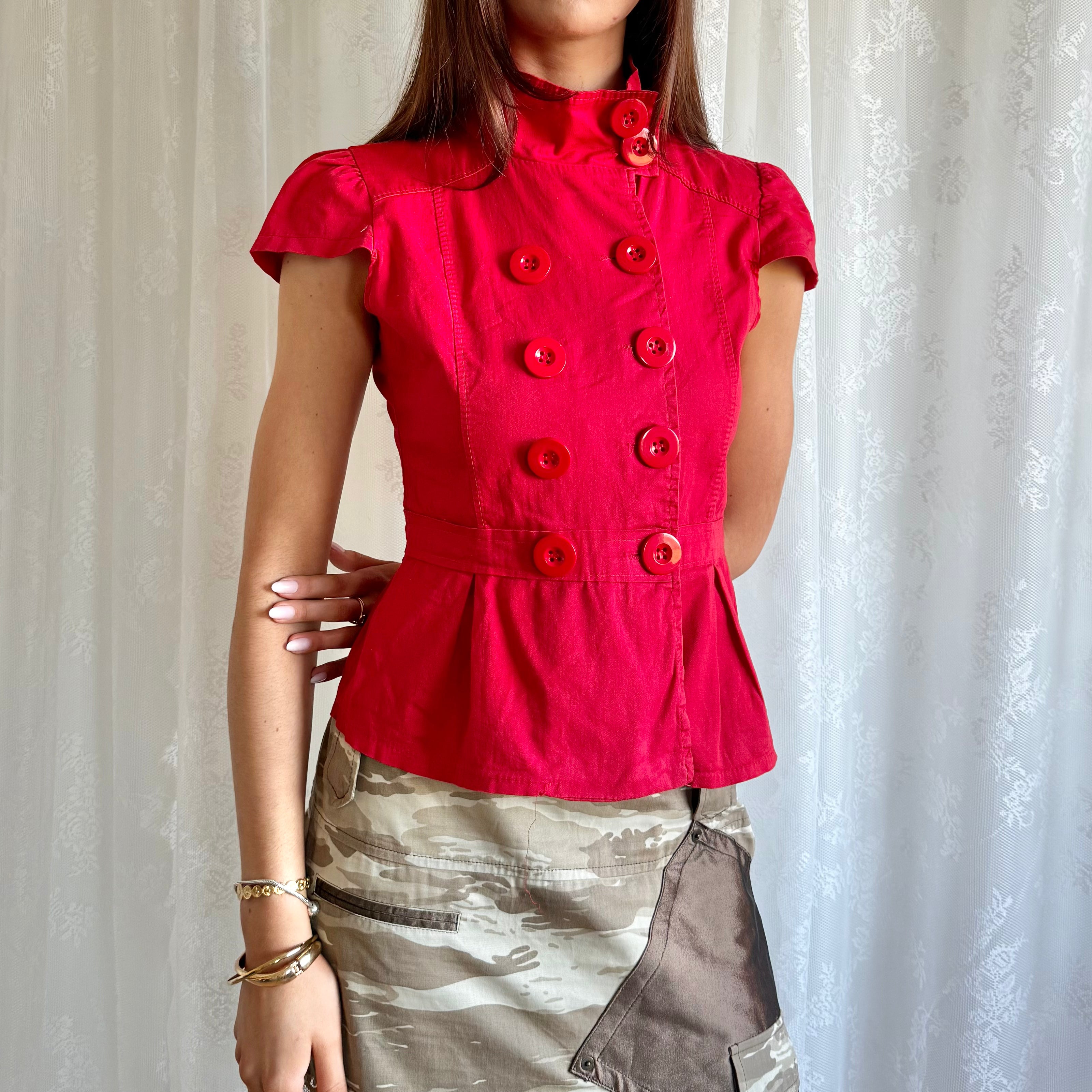 Button Peacoat Jacket - Size M