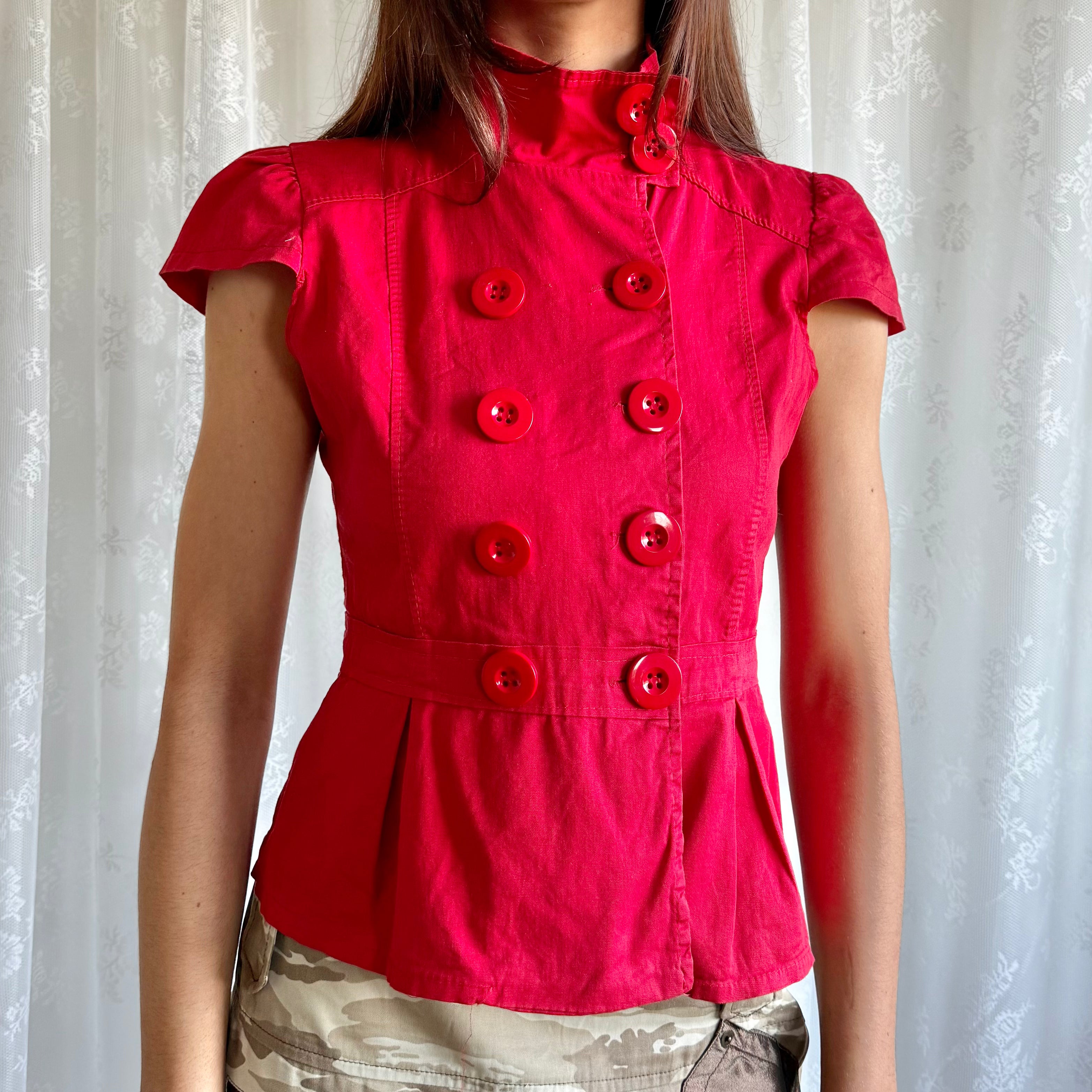 Button Peacoat Jacket - Size M