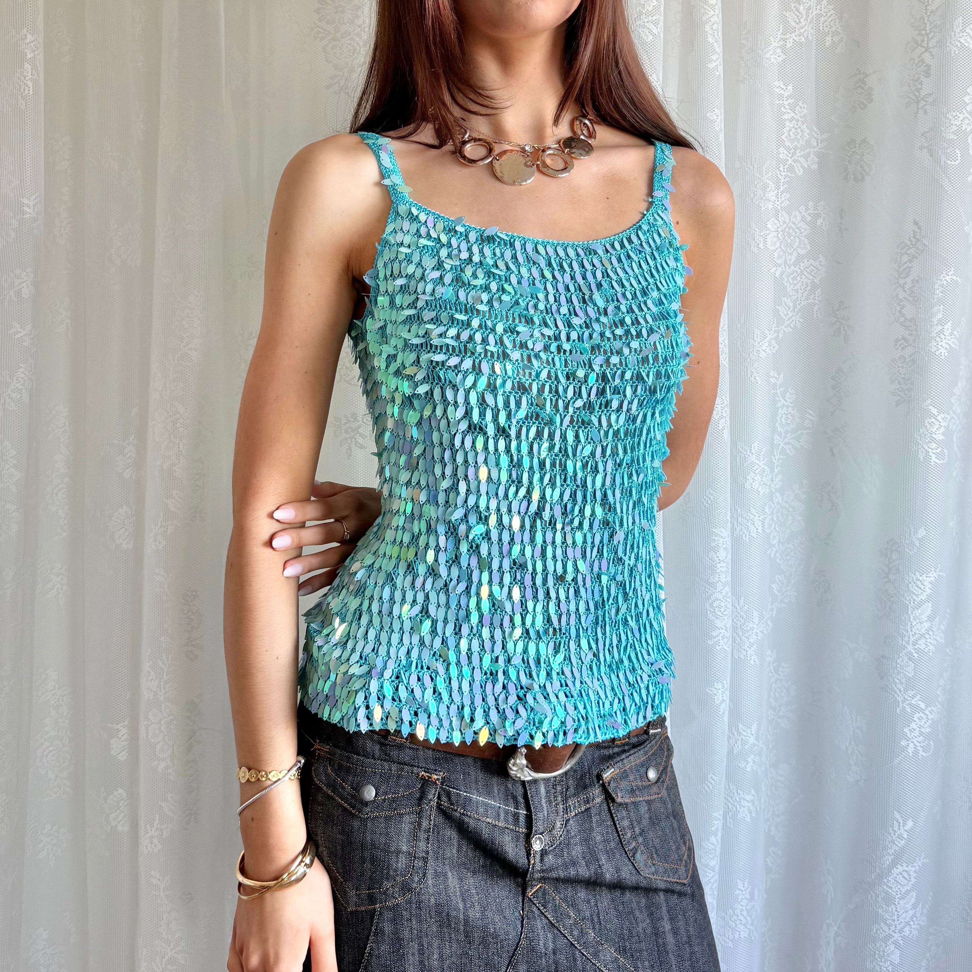 Sequin Cami - Size S