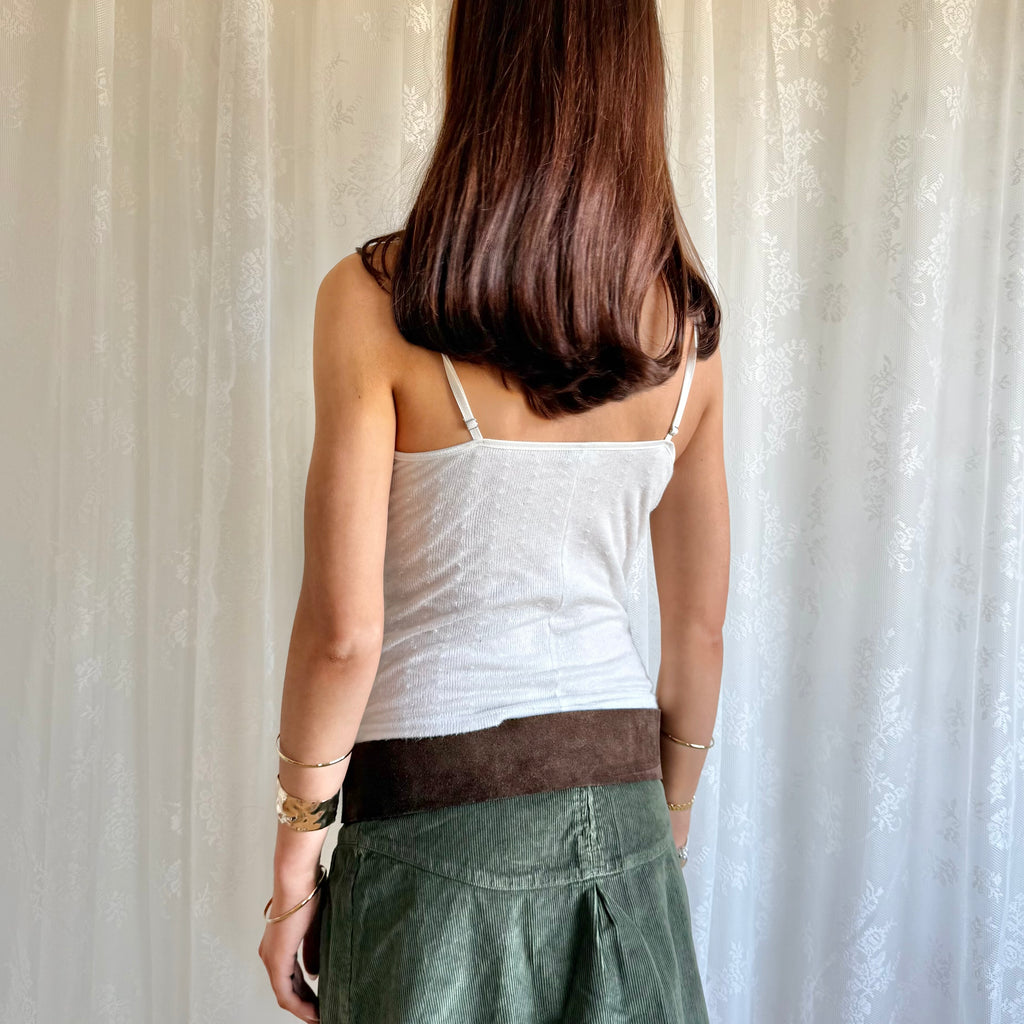 Rhinestone Knit Cami - Size S