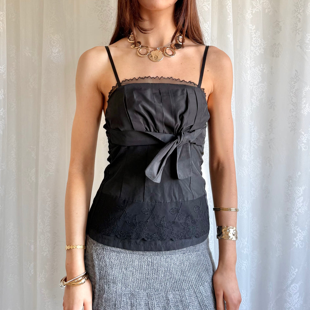 Lace Mesh Cami - Size M