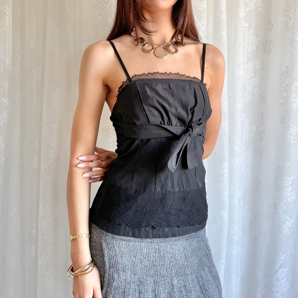 Lace Mesh Cami - Size M