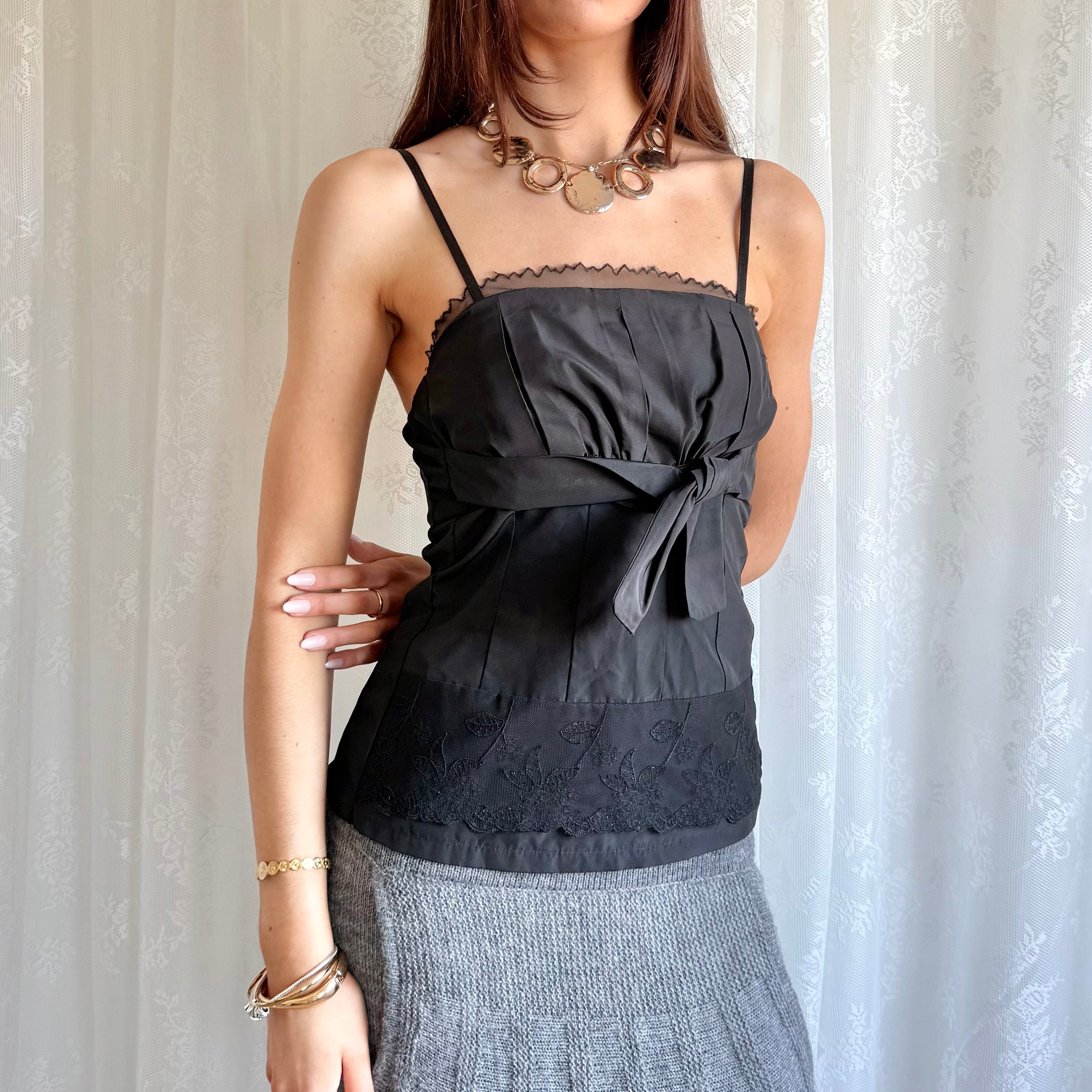 Lace Mesh Cami - Size M