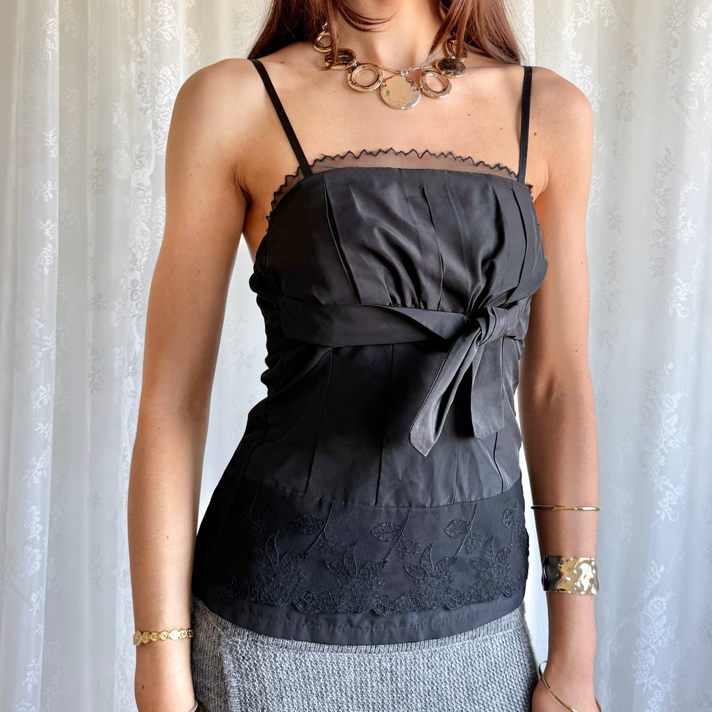 Lace Mesh Cami - Size M