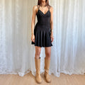 Rhinestone Mini Dress - Size M