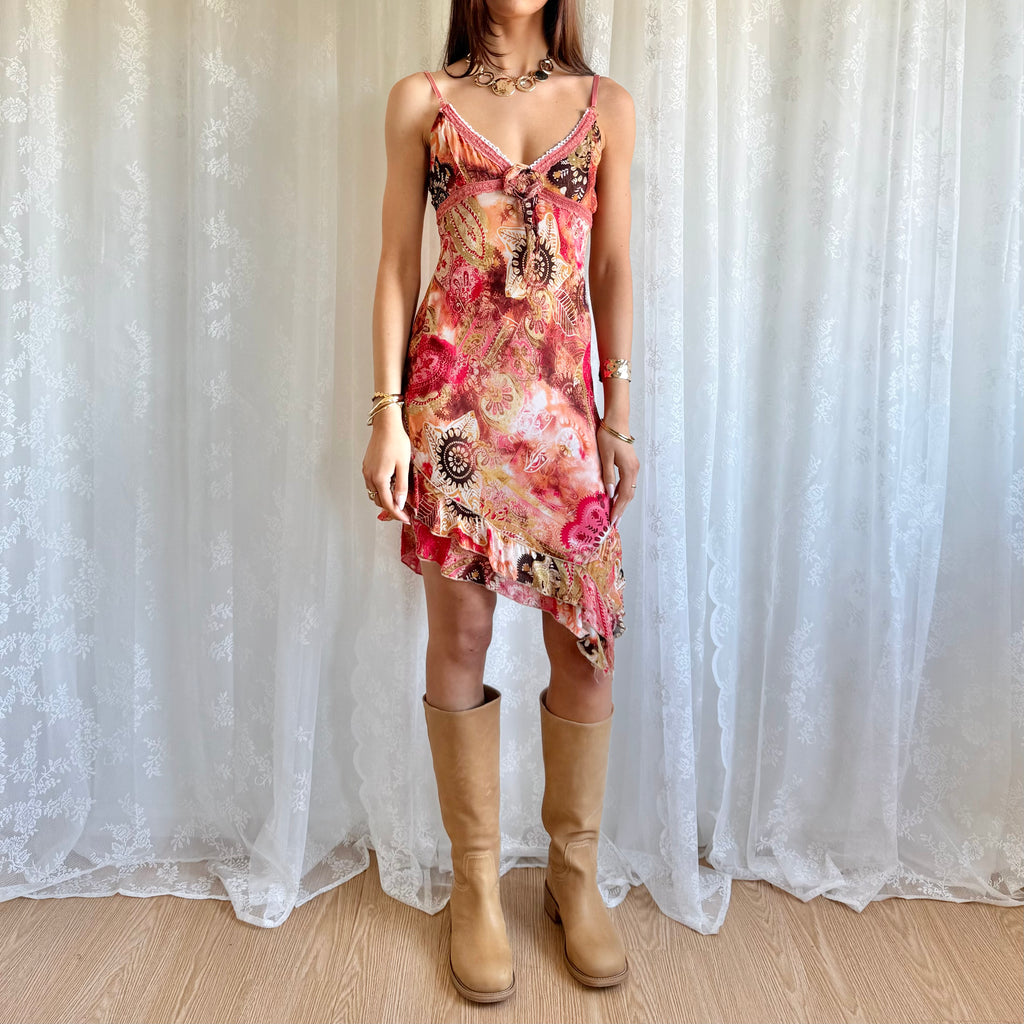 Asymmetric Midi Dress - Size S