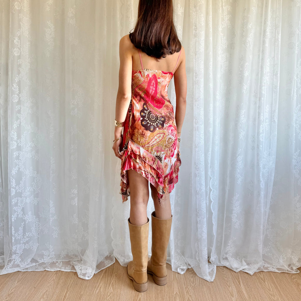 Asymmetric Midi Dress - Size S