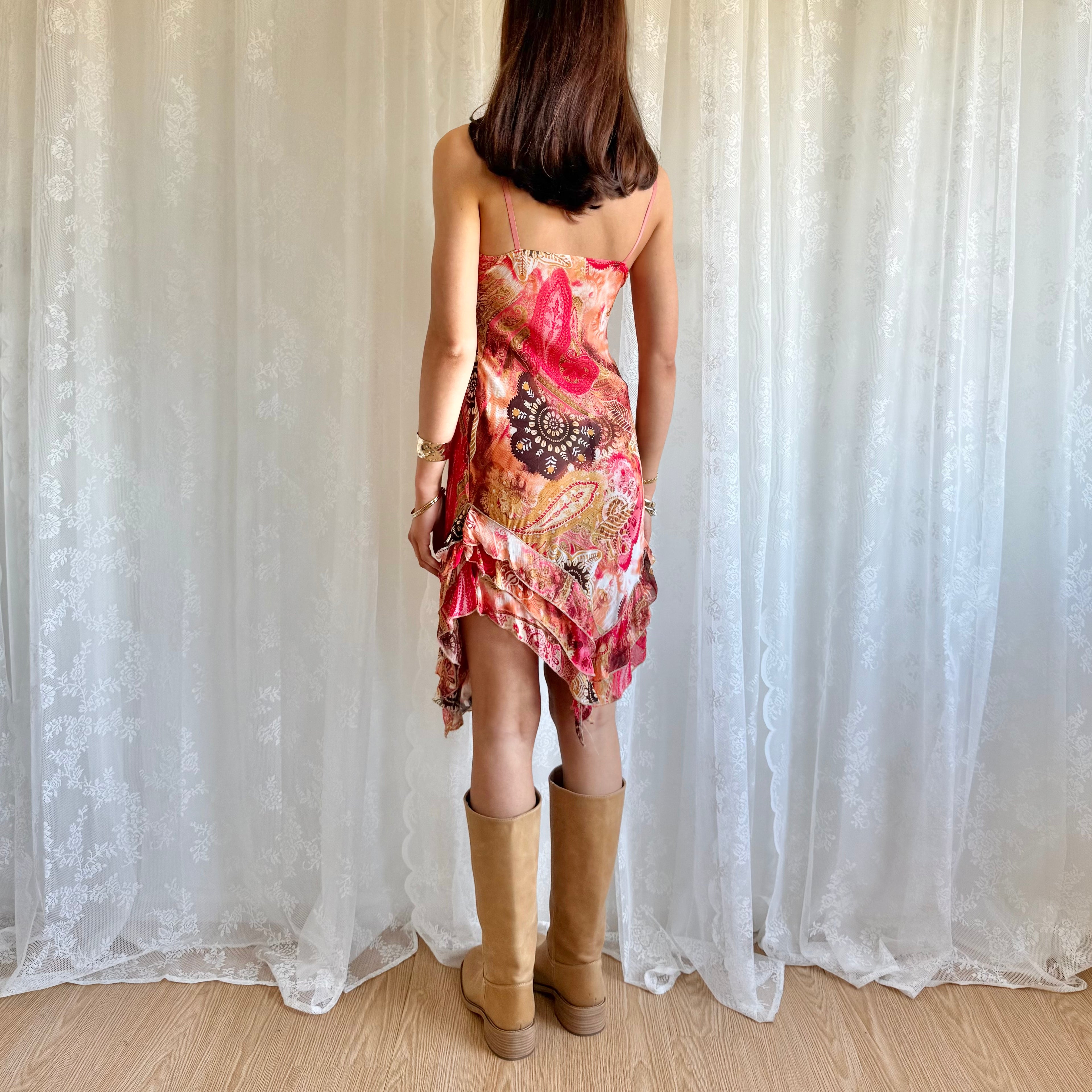 Asymmetric Midi Dress - Size S