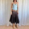 Tiered Midi Skirt - Size S
