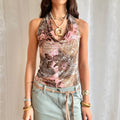 Cowl Neck Cami - Size S
