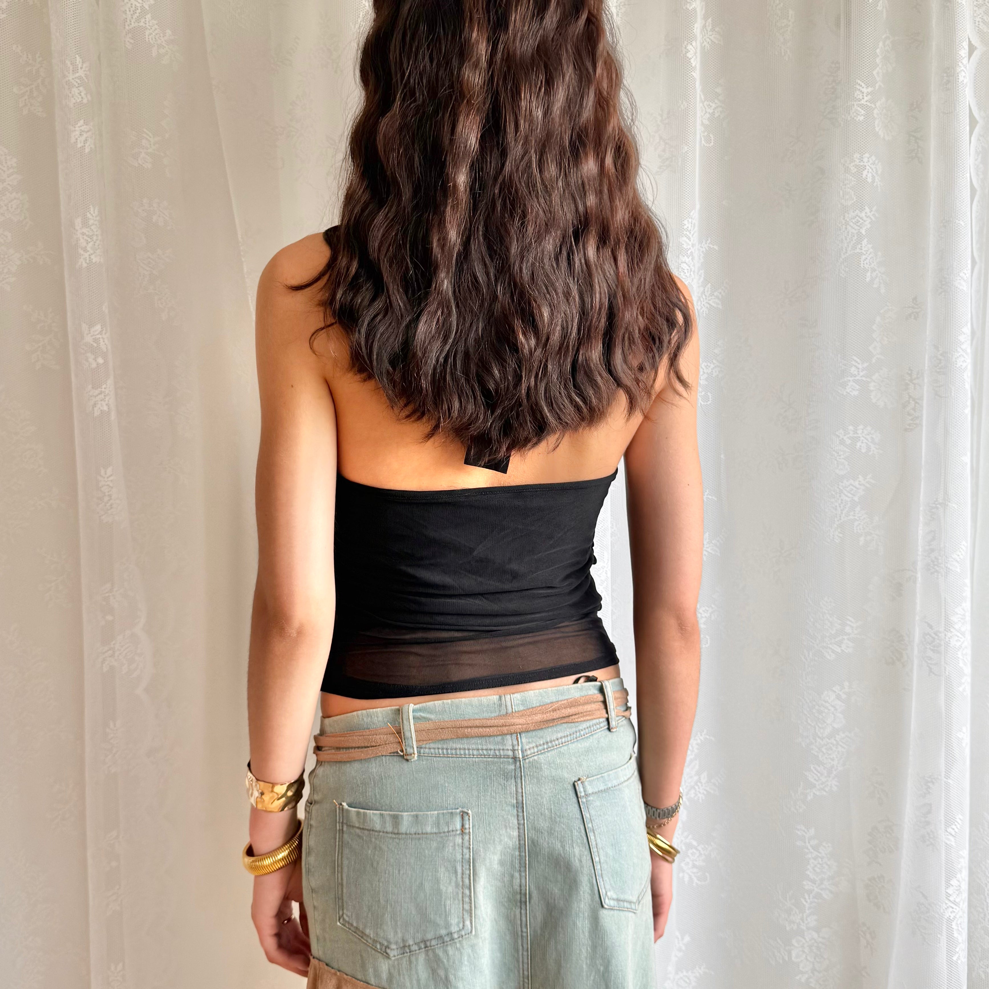 Sequin Halter Cami - Size S