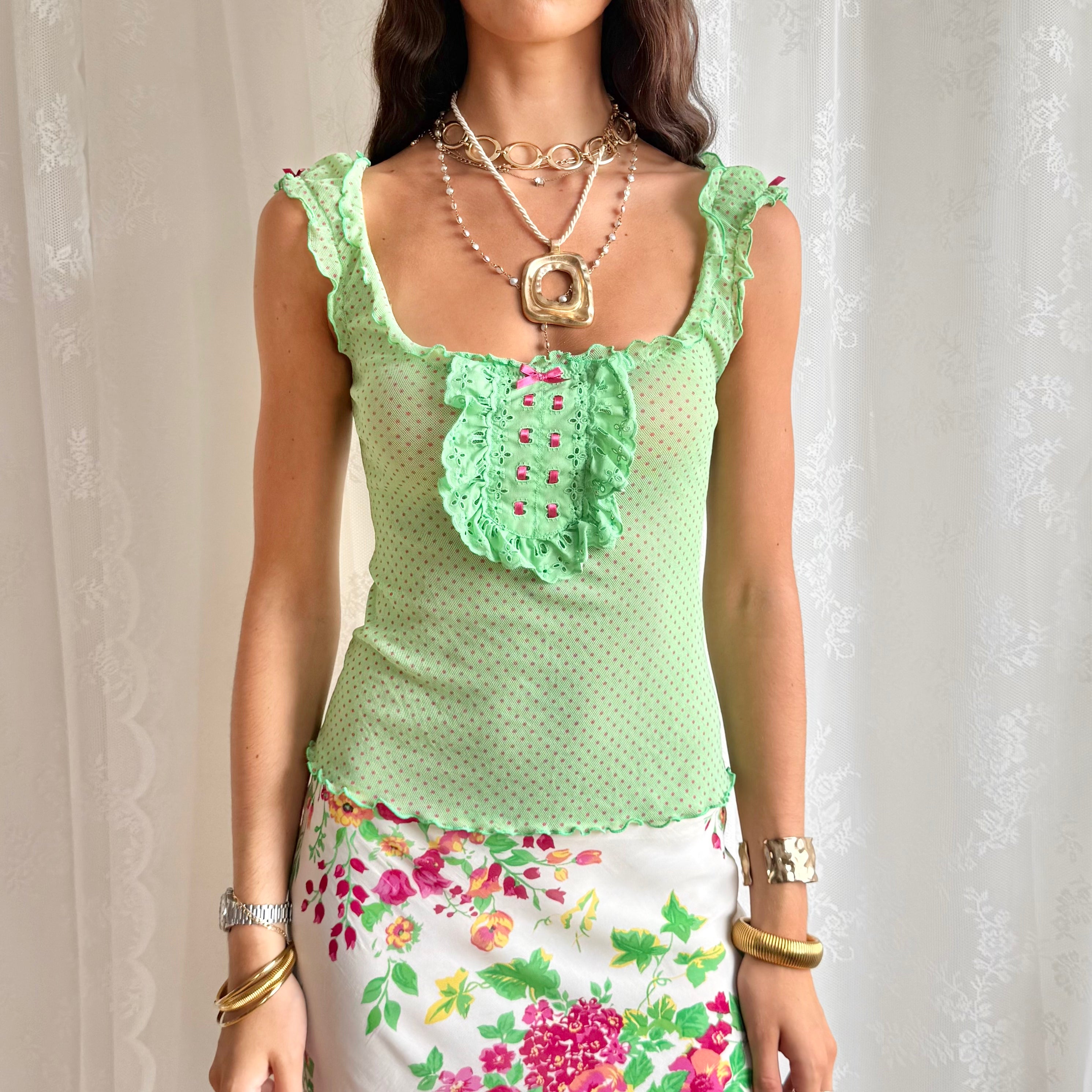 Intimissimi Polka Dot Cami - Size M