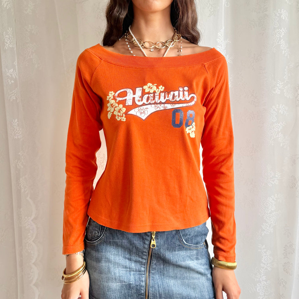 Graphic Long Sleeve Top - Size L
