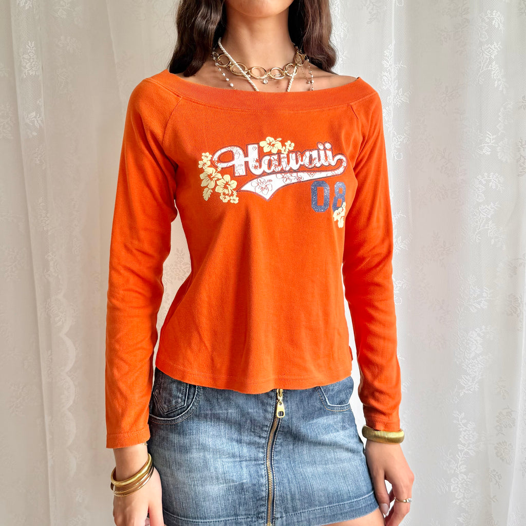 Graphic Long Sleeve Top - Size L