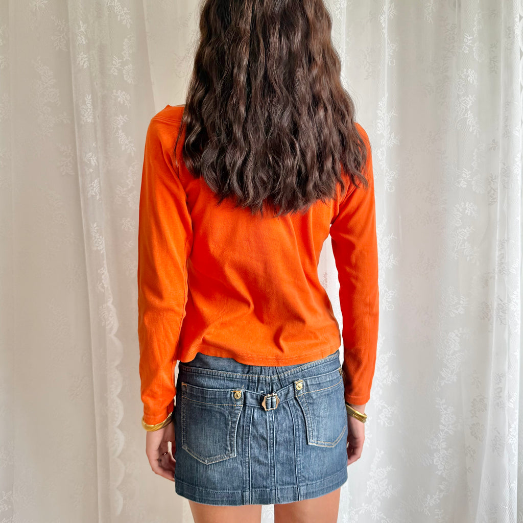 Graphic Long Sleeve Top - Size L