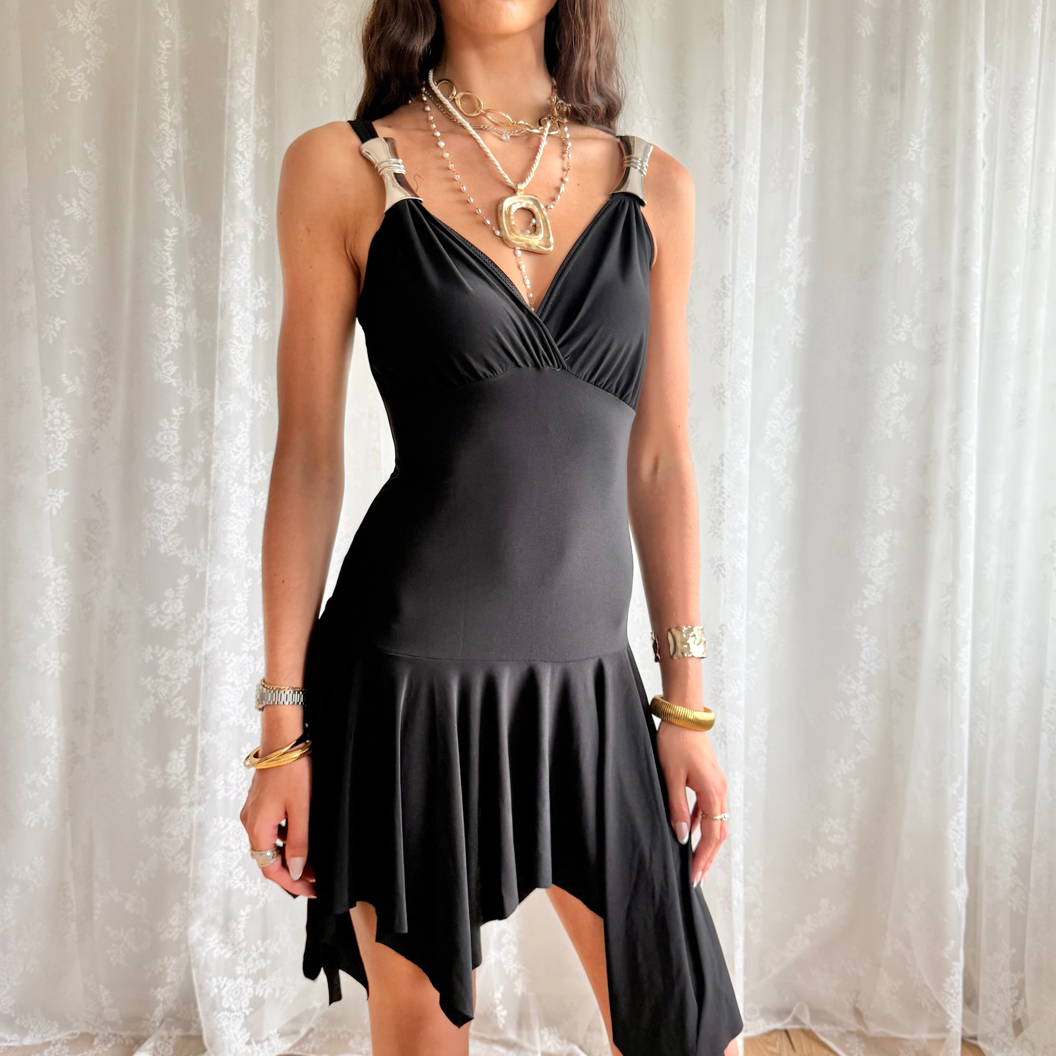 Asymmetric Mini Dress - Size S