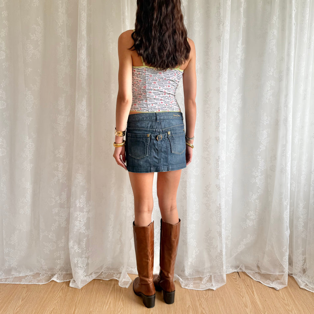 Guess Denim Mini Skirt - Size S
