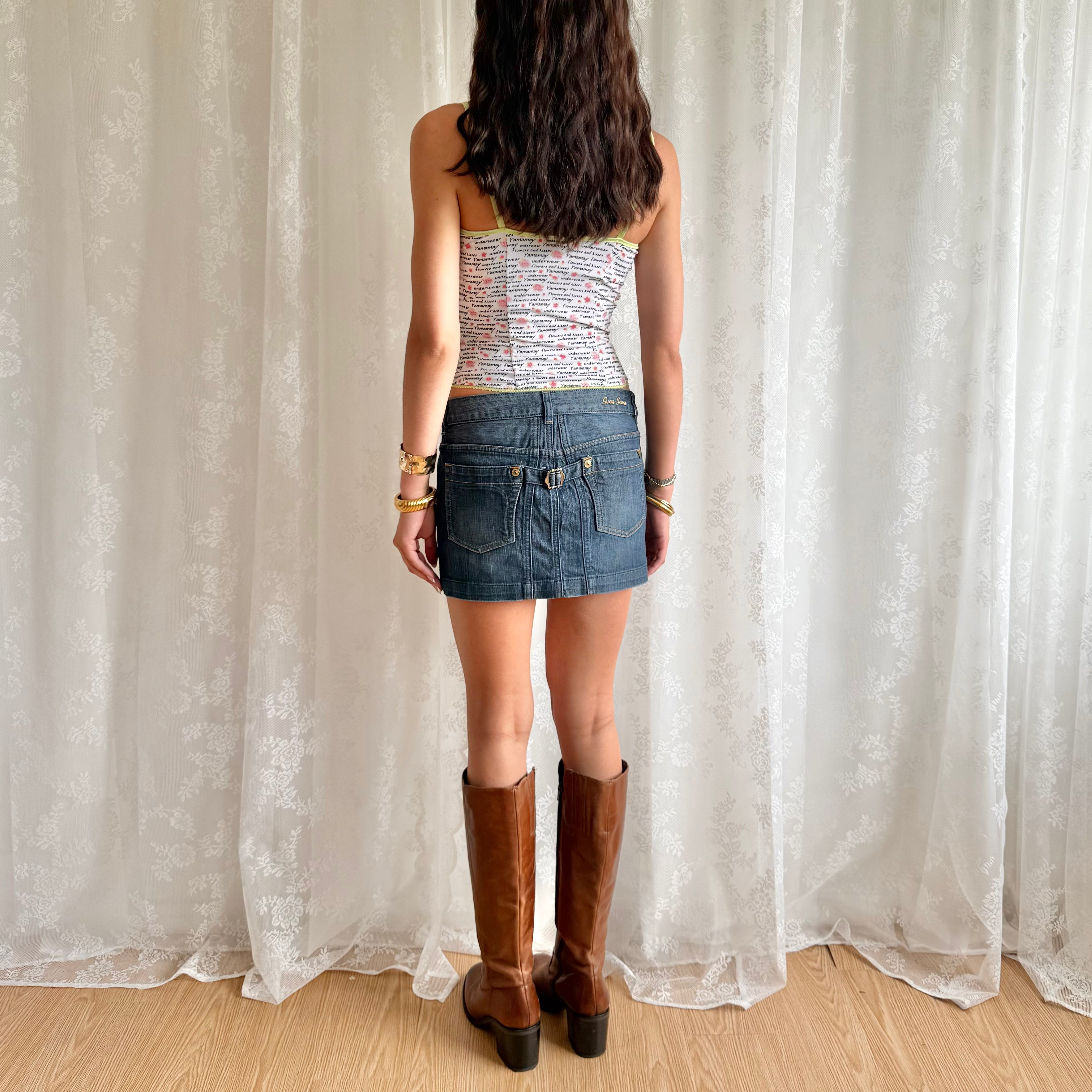 Guess Denim Mini Skirt - Size S