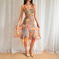 Asymmetric Midi Dress - Size S