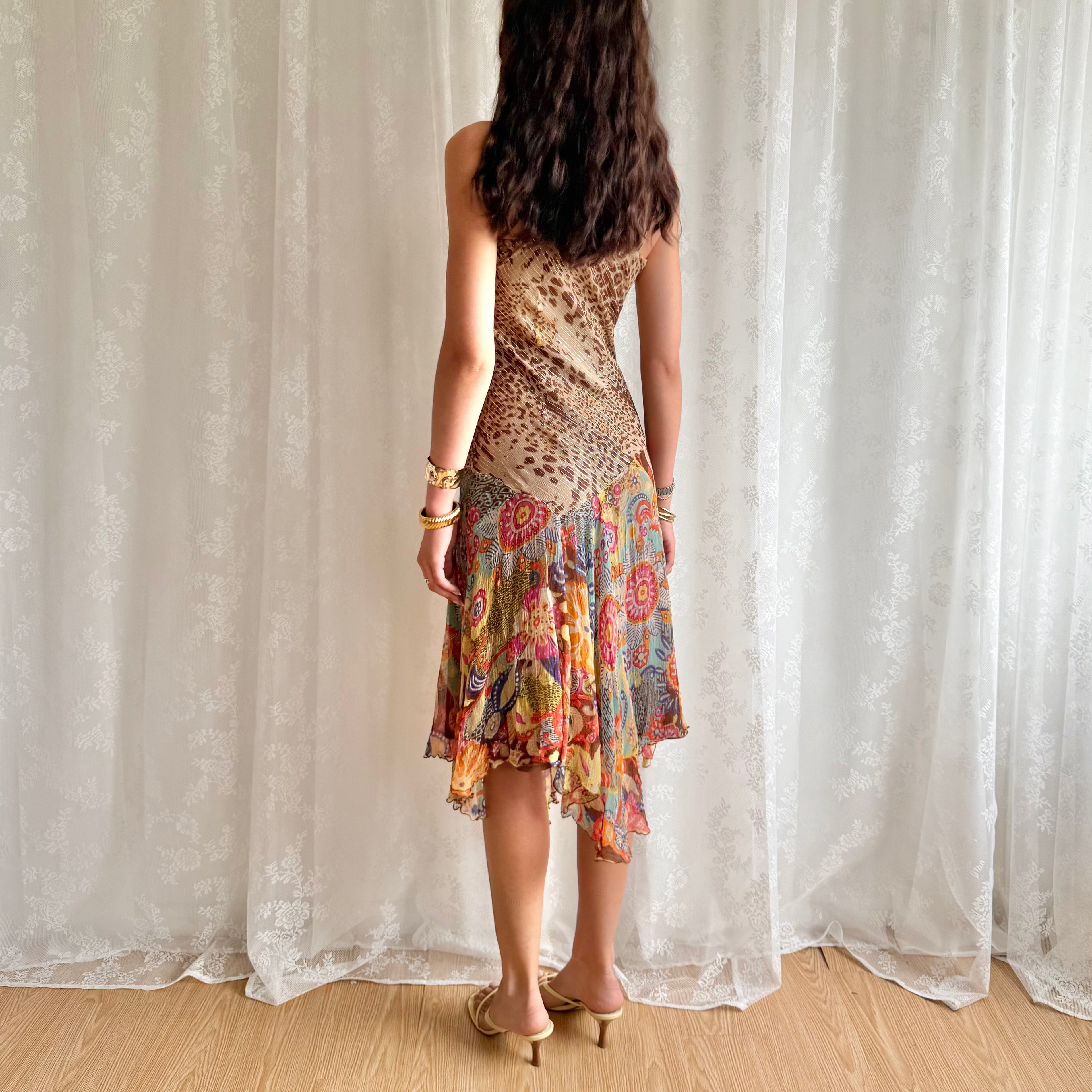 Asymmetric Midi Dress - Size S