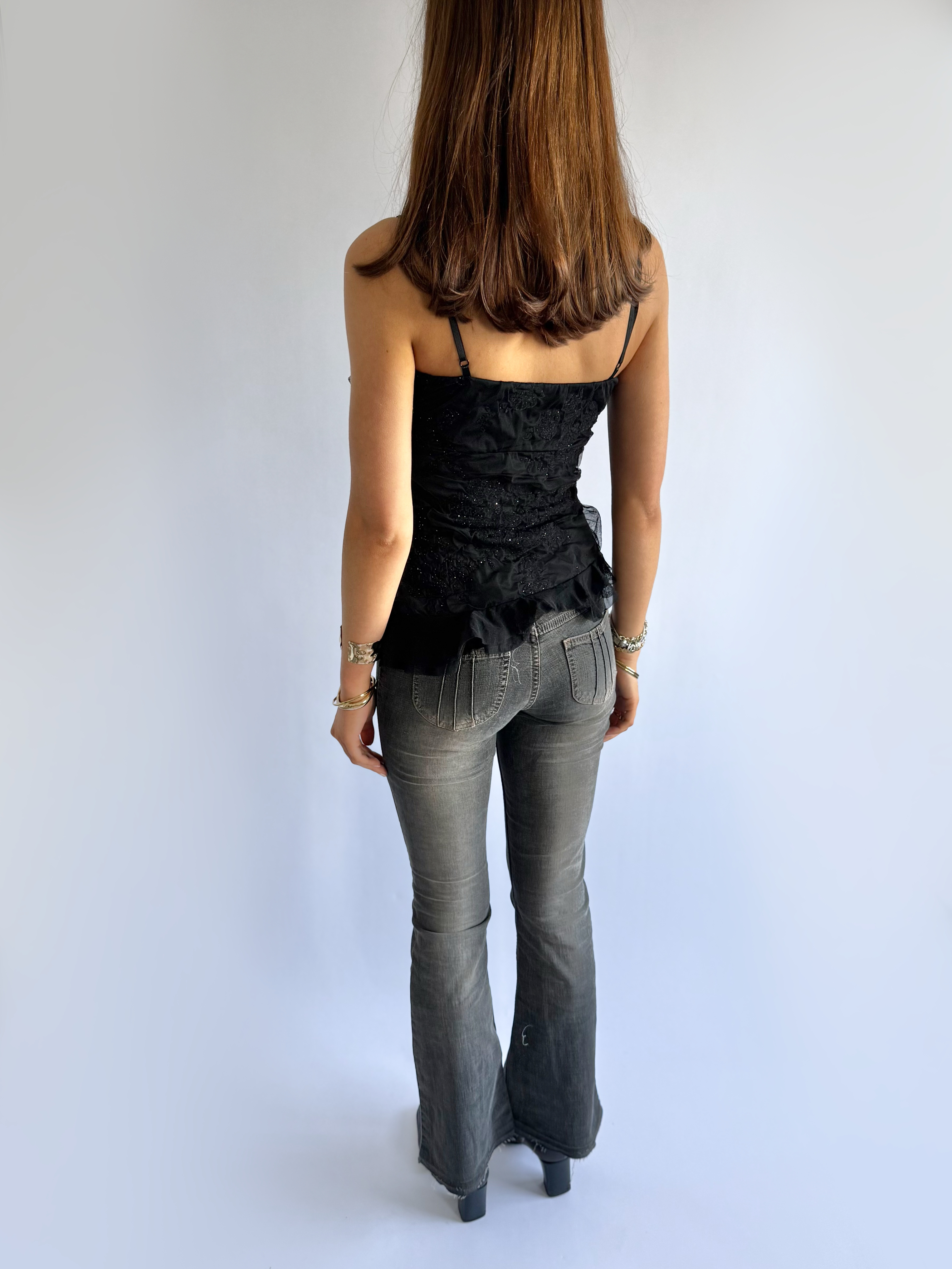 Mesh Asymmetric Cami - Size S