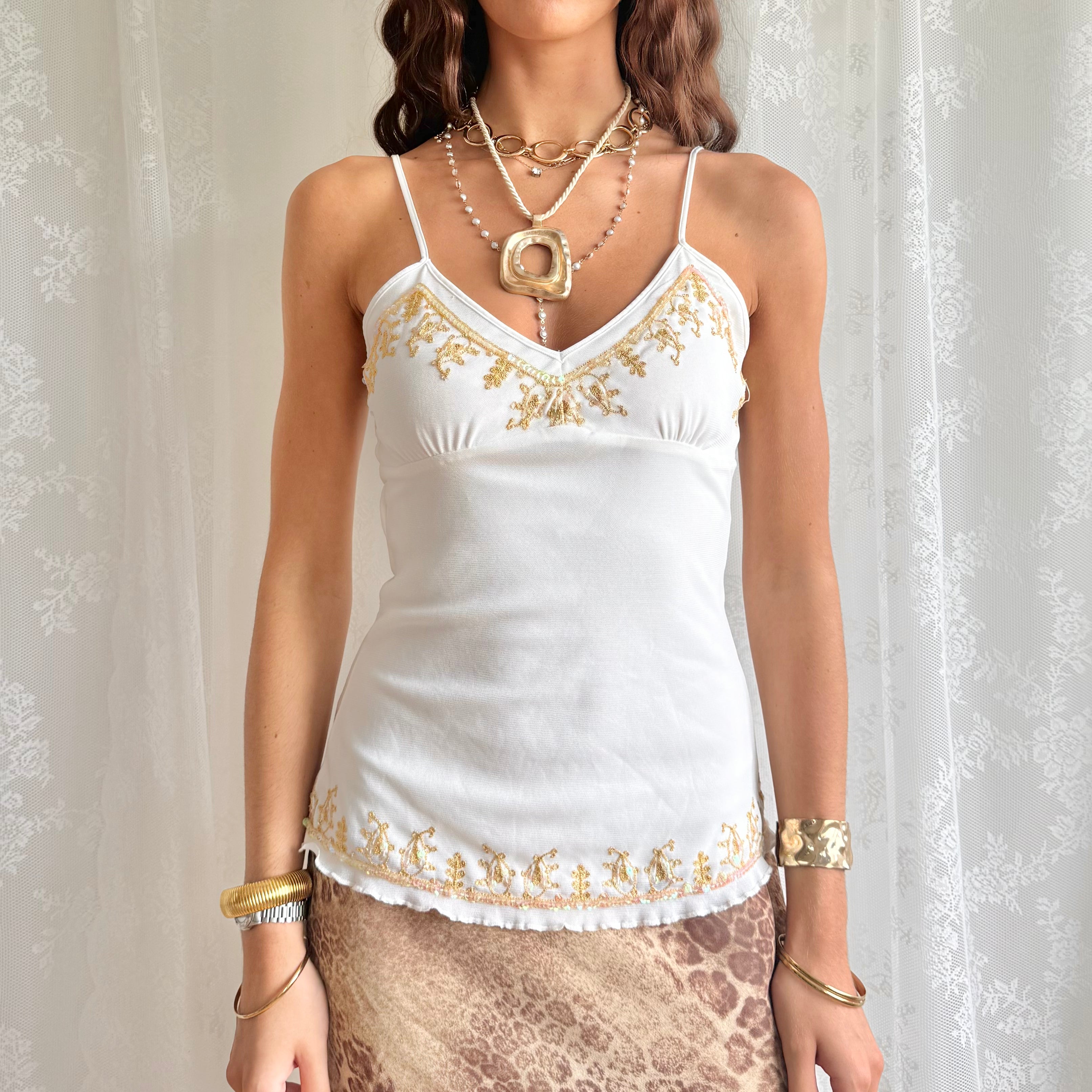 Yamamay Sequin Cami - Size XS
