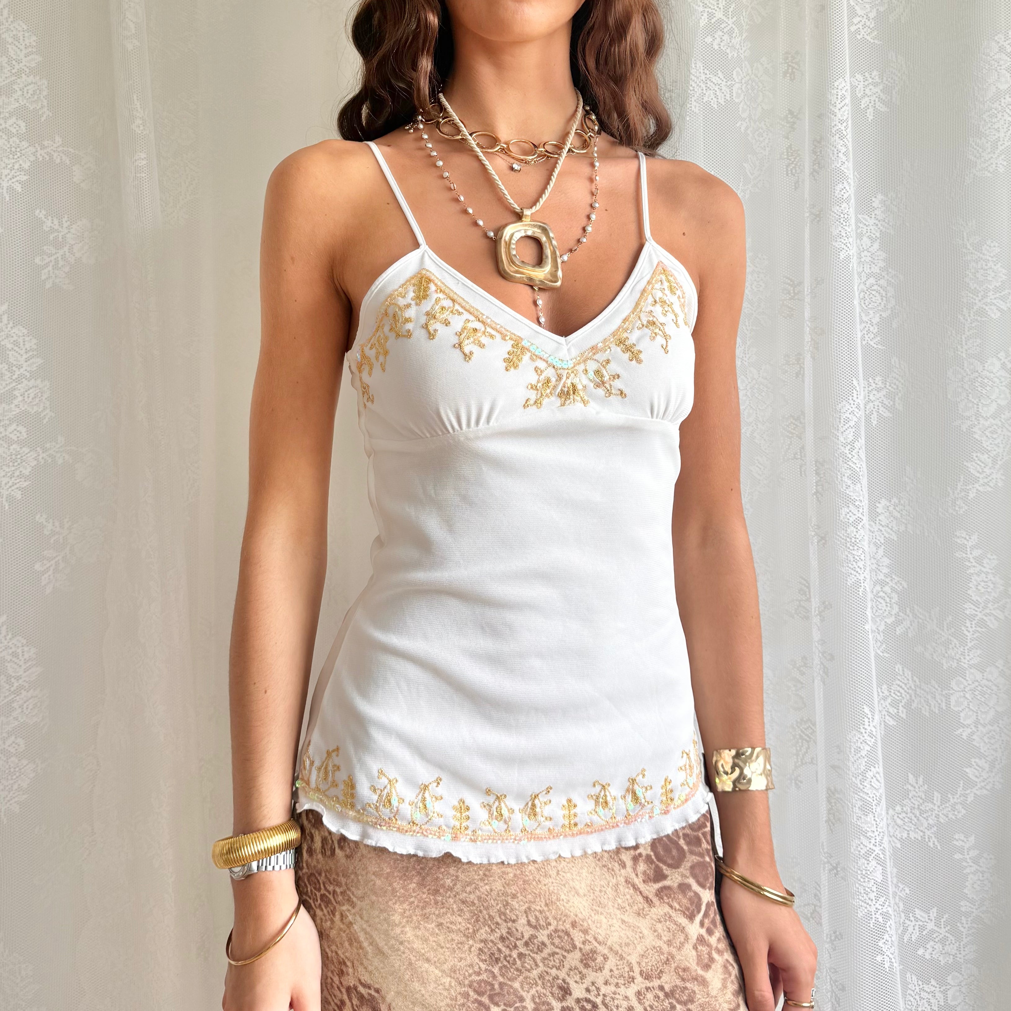 Yamamay Sequin Cami - Size XS