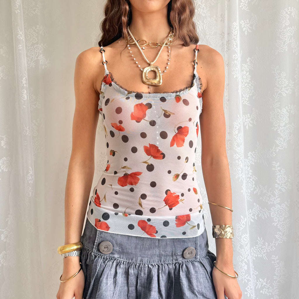 Intimissimi Polka Dot Cami - Size S