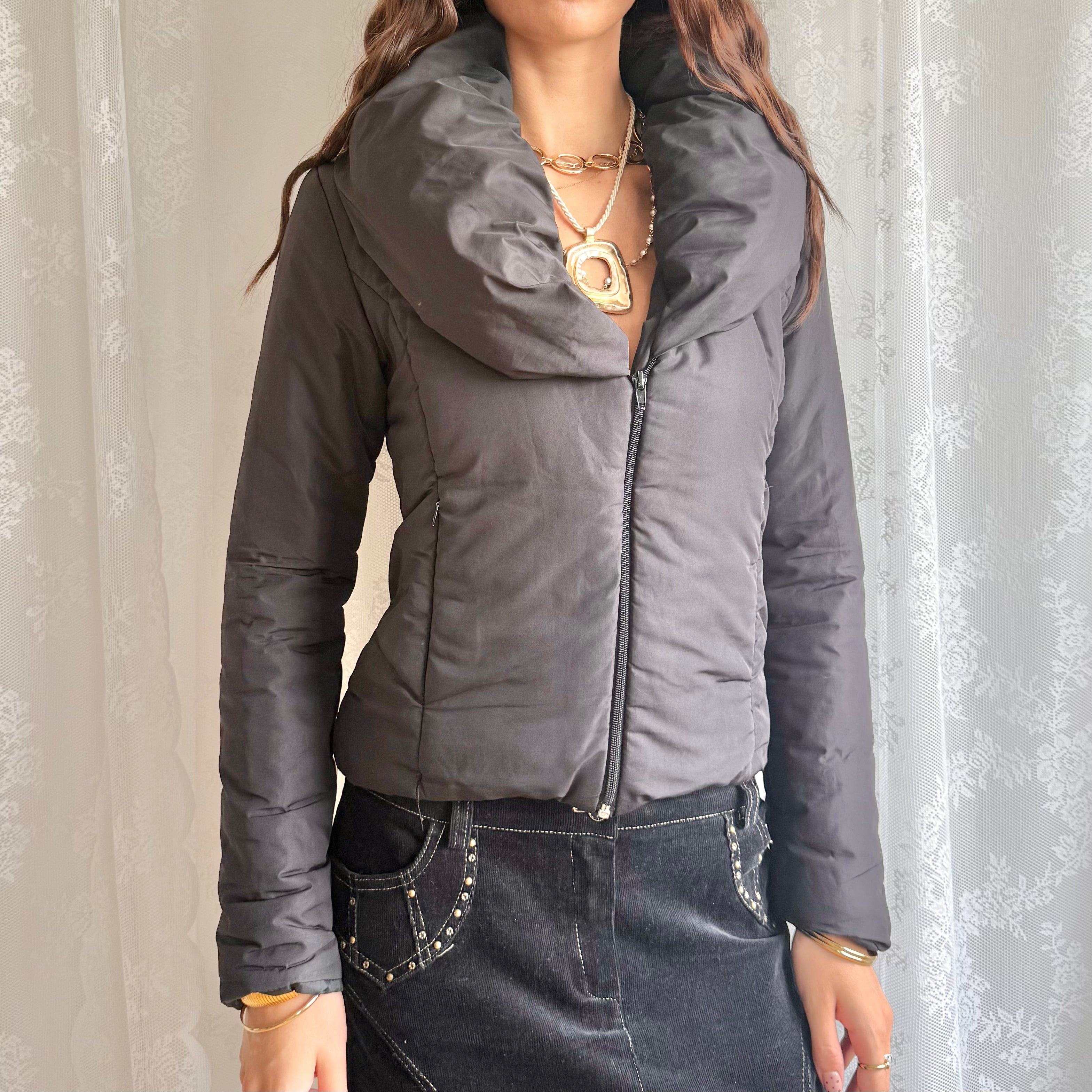 Puffer Zip Jacket - Size M