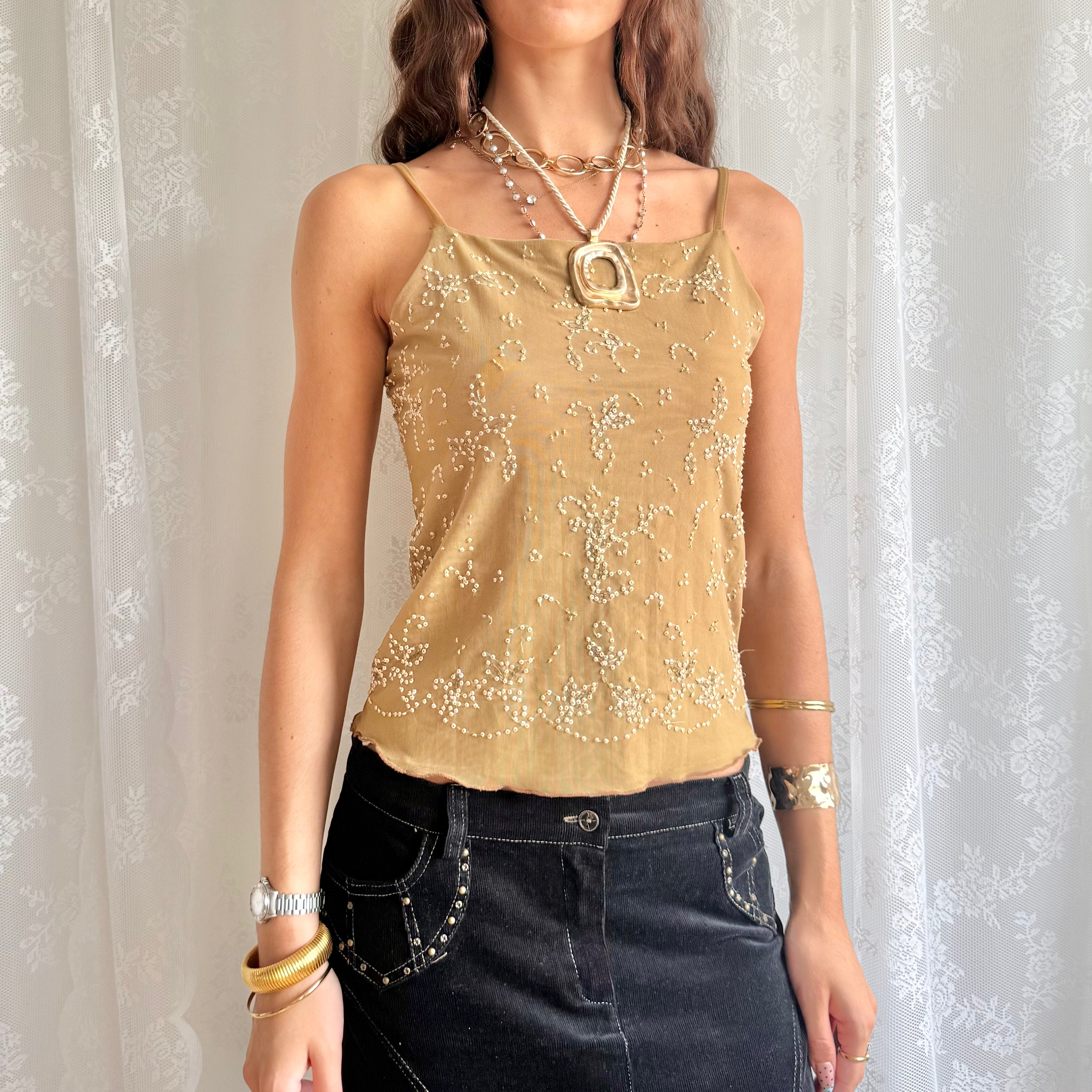 Sequin Cami - Size M
