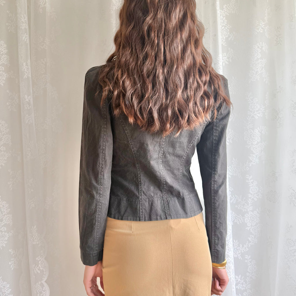 Denim Zip Jacket - Size M