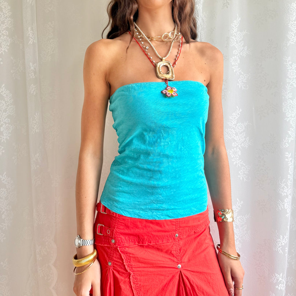 Beaded Halter Cami - Size S