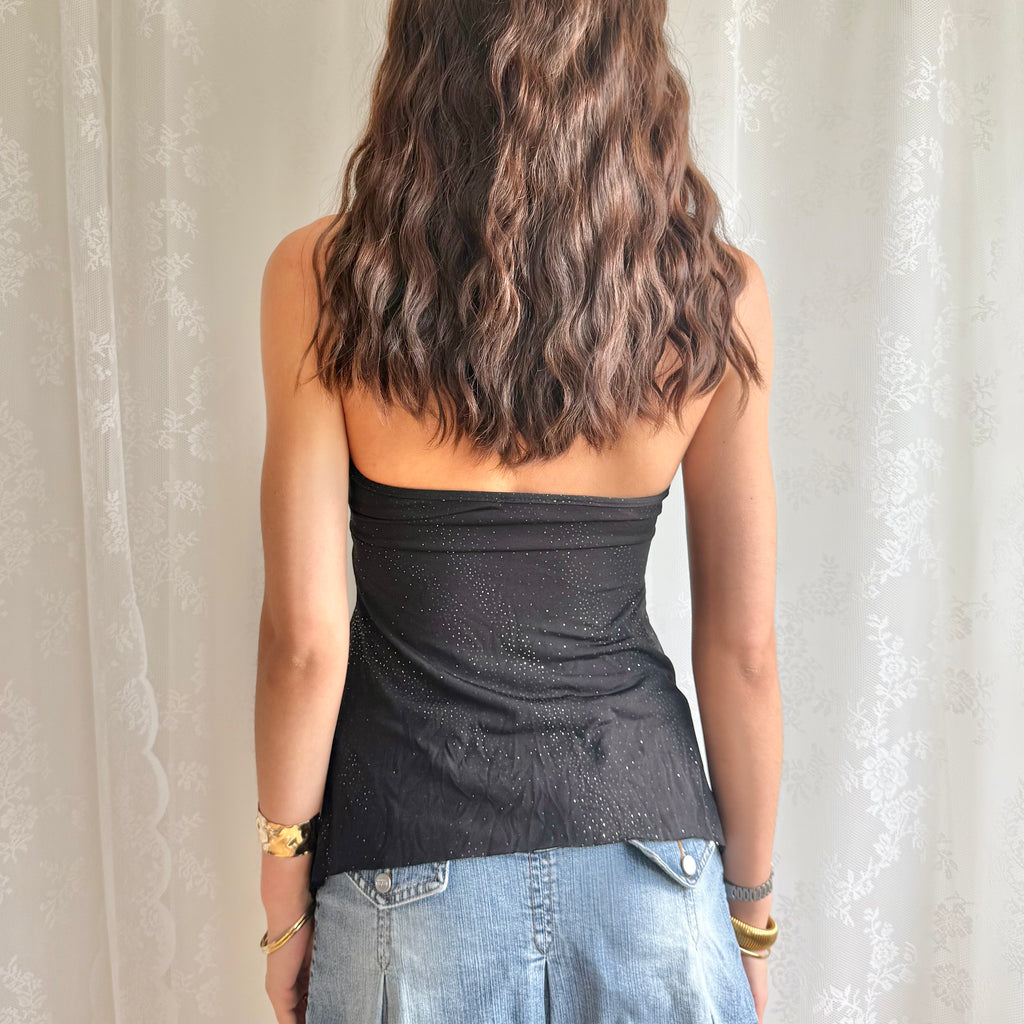 Pimkie Glitter Halter Cami - Size S