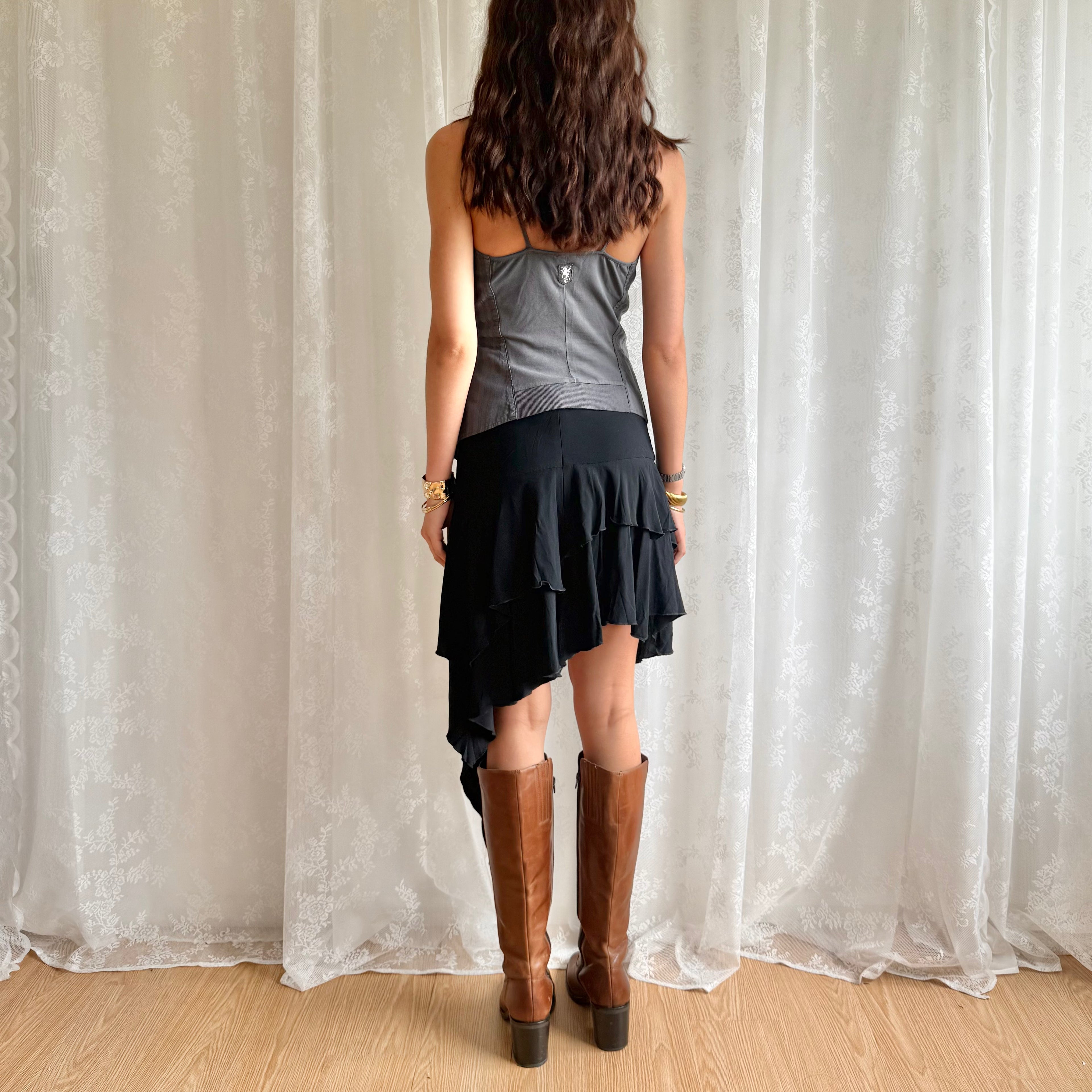 Asymmetric Midi Skirt - Size M
