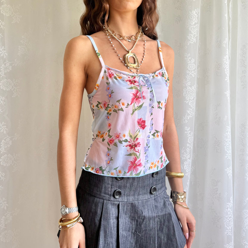 Backless Mesh Cami - Size L