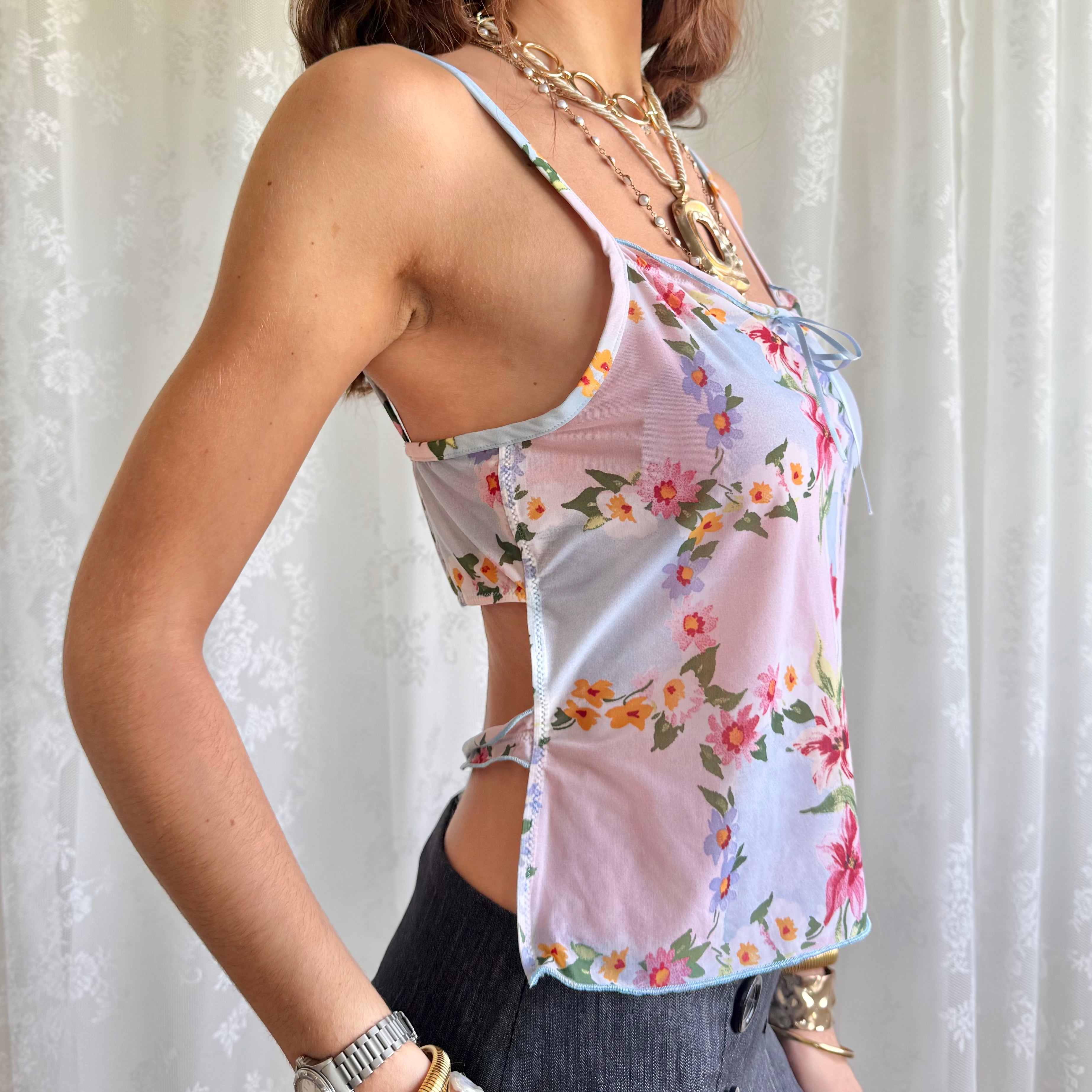 Backless Mesh Cami - Size L