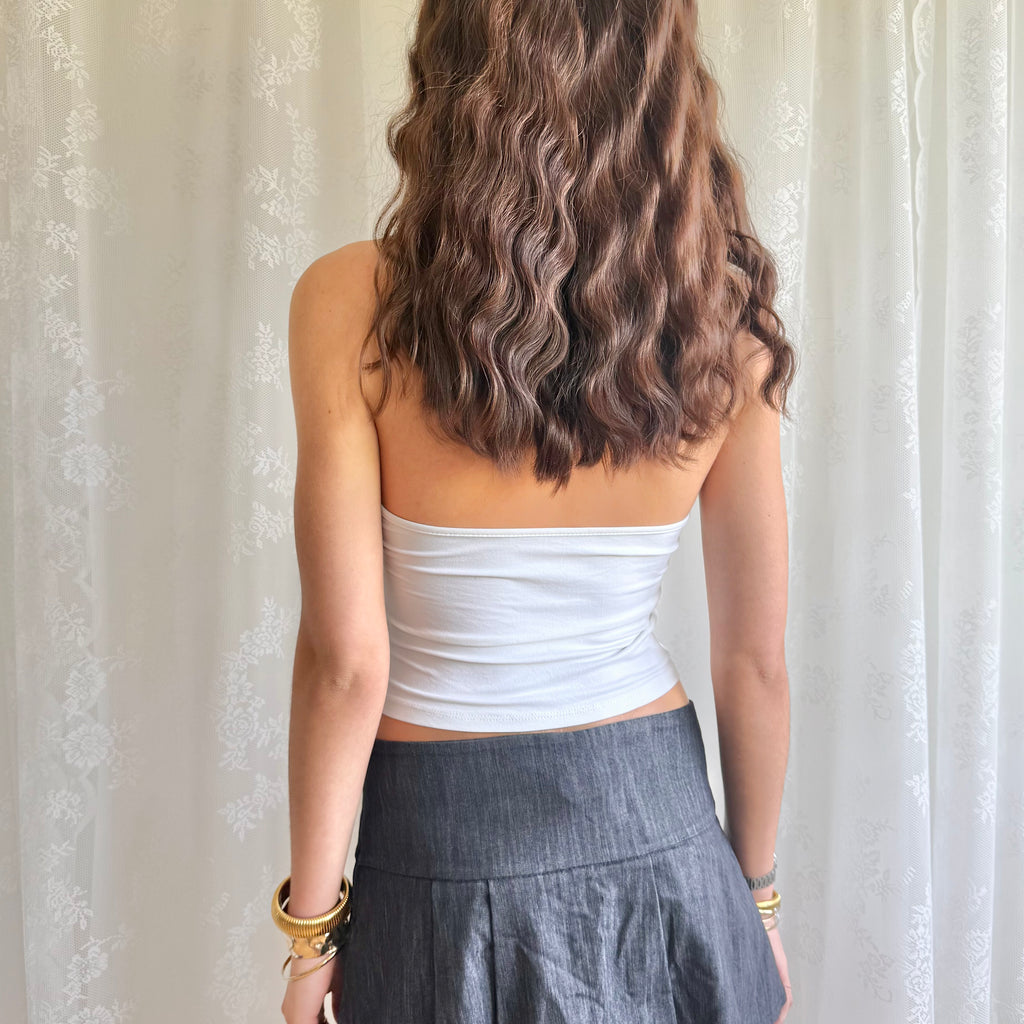 Rhinestone Halter Cami - Size S