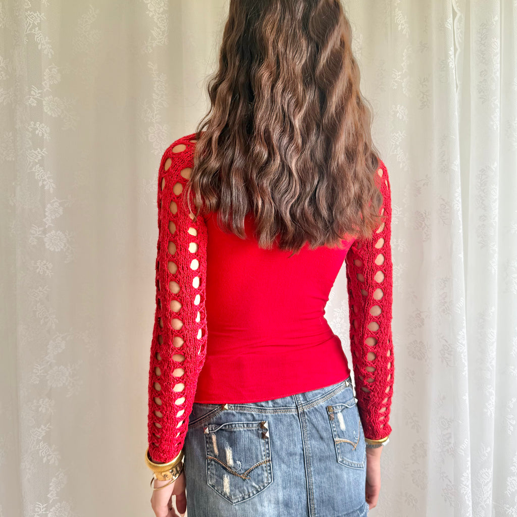 Graphic Long Sleeve Top - Size S