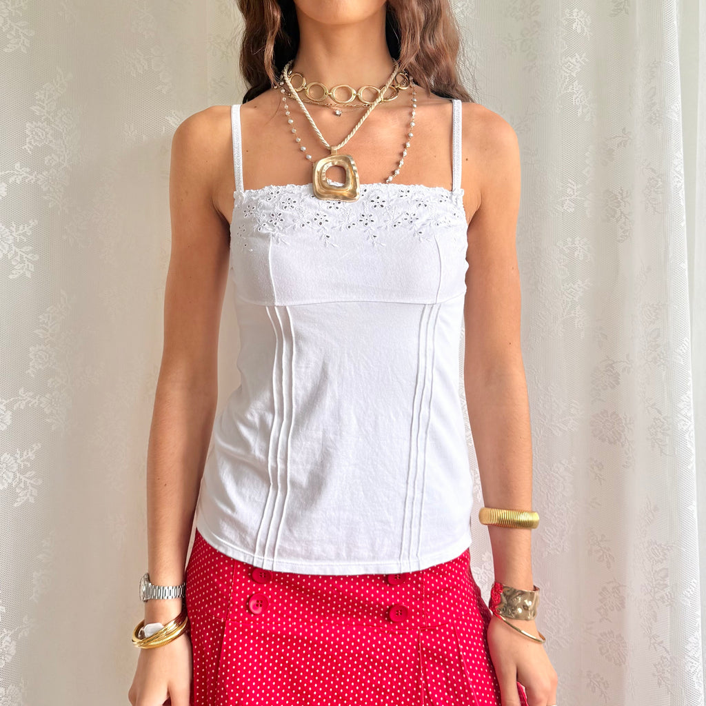 Yamamay Broderie Cami - Size M