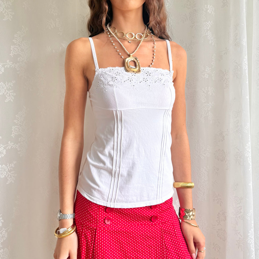 Yamamay Broderie Cami - Size M