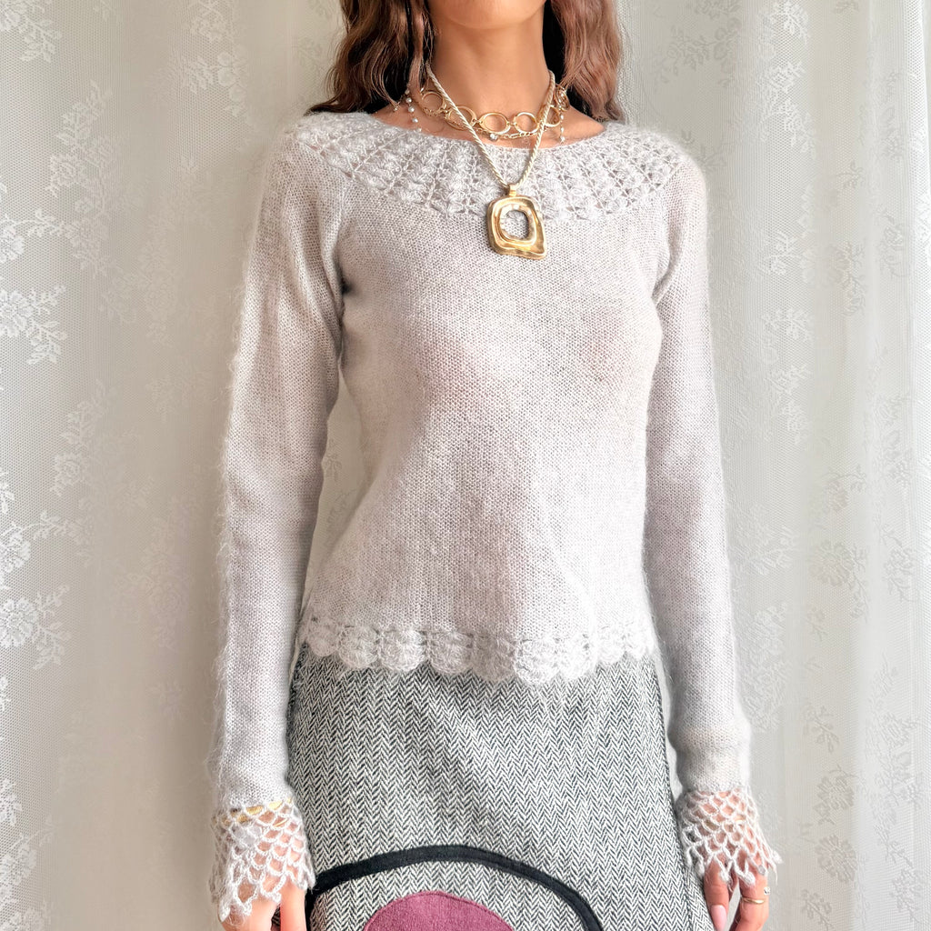Mohair Knit Jumper - Size S