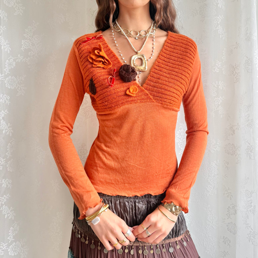 Mohair Knit Jumper - Size M
