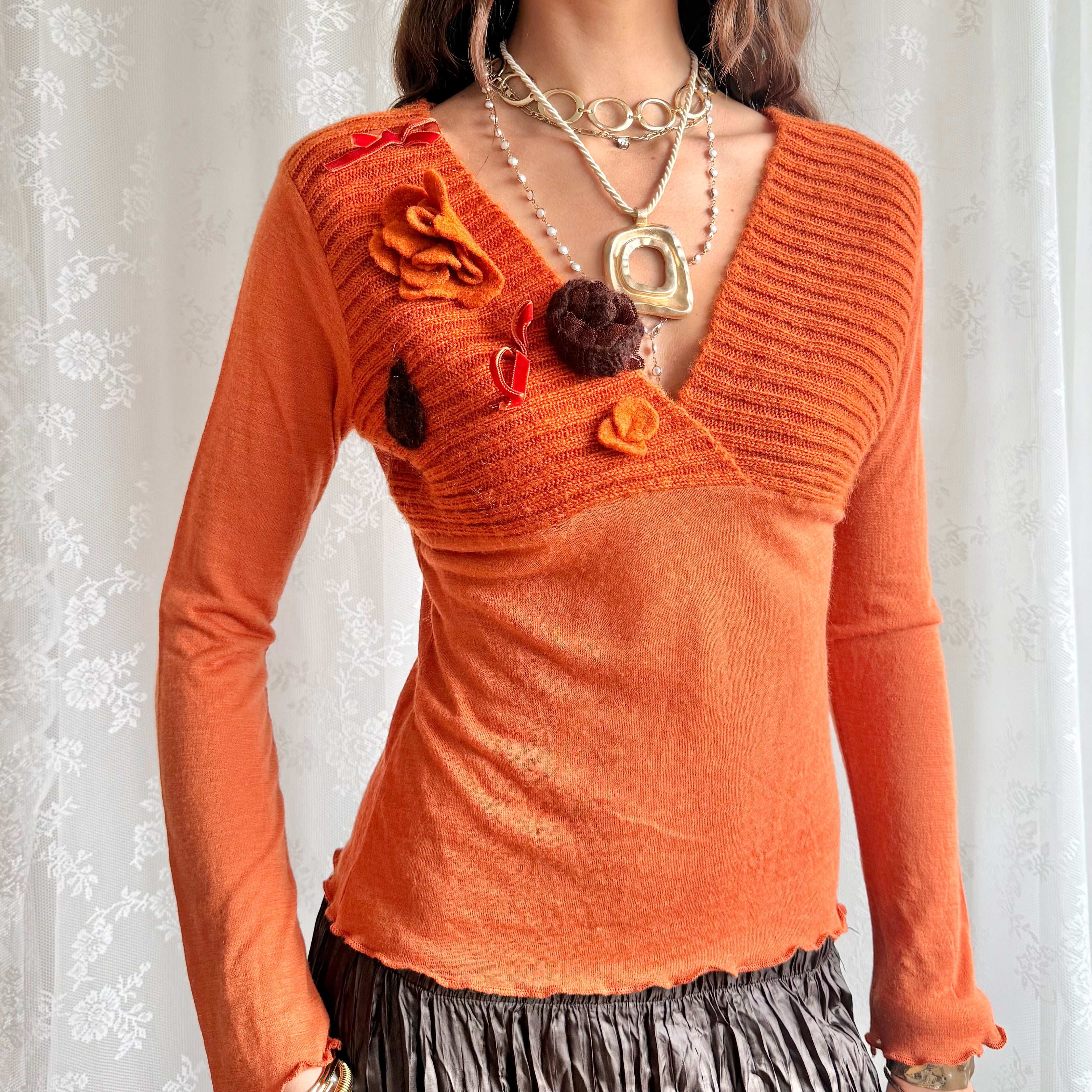 Mohair Knit Jumper - Size M